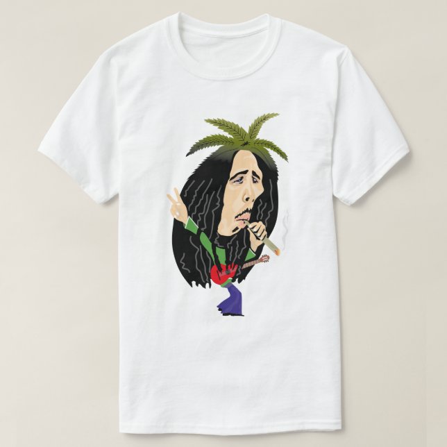 degin bob marly t shirt (Design framsida)