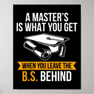 Degree Mba Masters Degree Studenten Poster