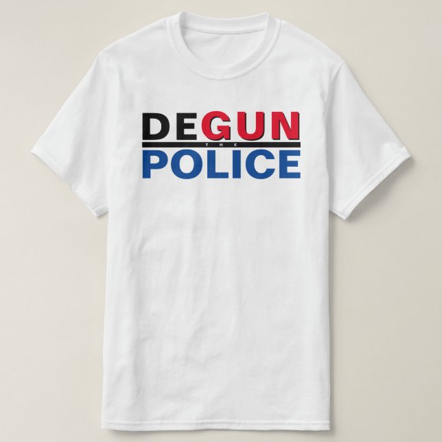 DEGUN THE POLICE T SHIRT (Design framsida)