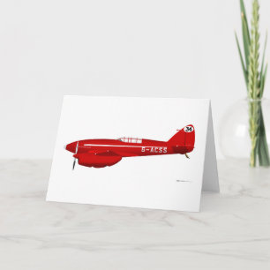 DeHavilland DH-88 Comet Kort