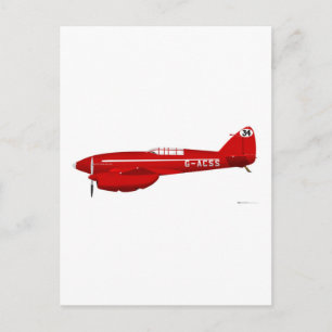 DeHavilland DH-88 Comet Vykort