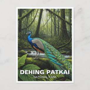 Dehing Patkai nationalpark India Travel Vykort