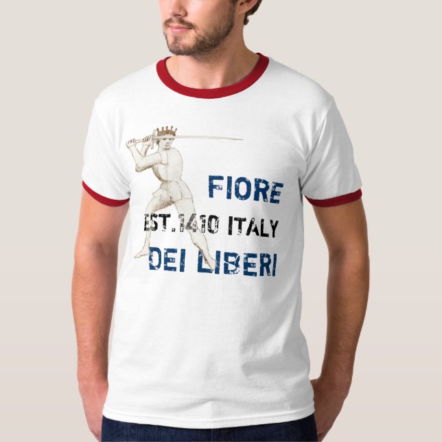 DEI LIBERI, FIORE, ITALIEN EST.1409 T-SHIRT (Framsida)