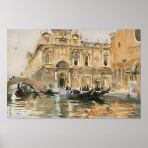 Dei Mendicanti, Venedig för John sångare Sargent - Poster
