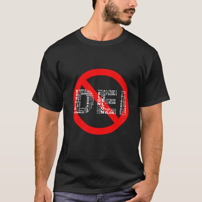 DEI (nr Donald, Elon, Idiokrati) T Shirt (Framsida)