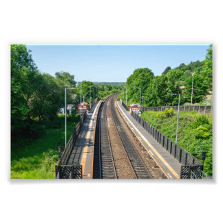 Deighton järnvägsstation, Huddersfield Fototryck