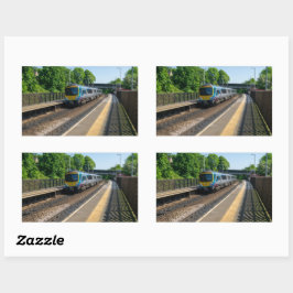 Deighton Railway Station, Huddersfield Rektangulärt Klistermärke