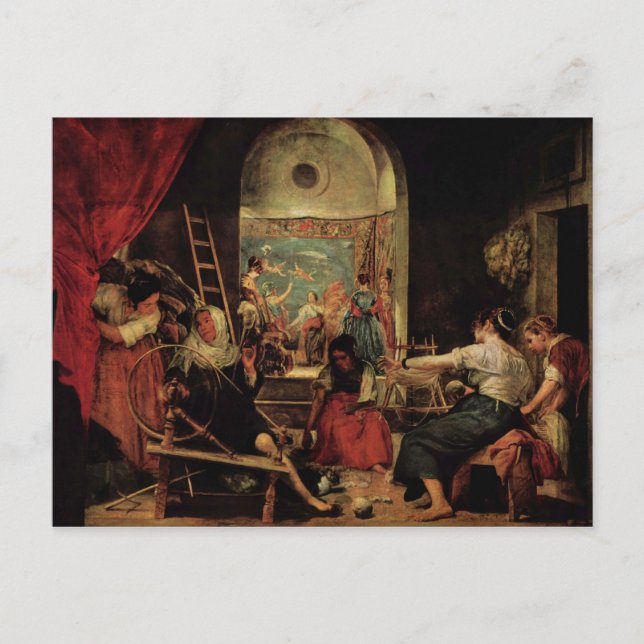 Deigo Velazquez målning Vykort (Framsida)