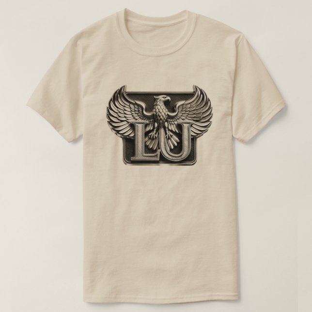 Dein Name ist Lu und hier ist dein Adler Design T Shirt (Design framsida)