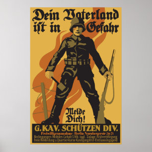 Dein Vaterland ist i Gefahr Poster