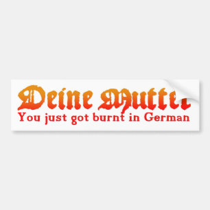 Deine muttrandebildekal bildekal