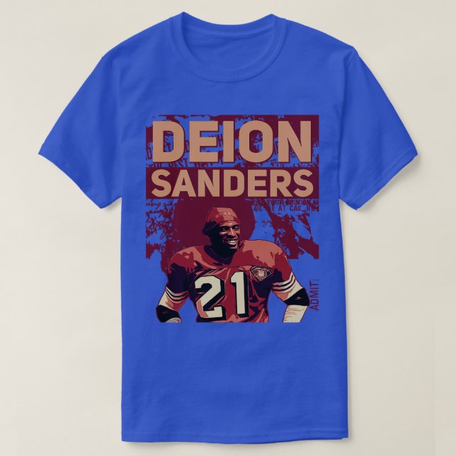 Deion Sanders vintage affisch T Shirt (Design framsida)