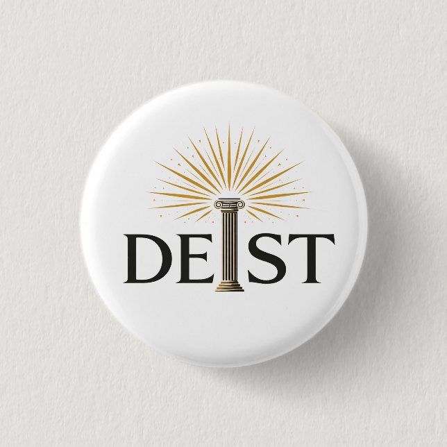 Deism - Deistisk upplysningsfilosofi Knapp (Framsida)