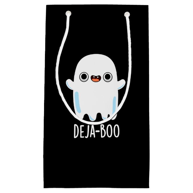 Deja Boo Funny Ghost Pun Mörk BG (Framsidan)