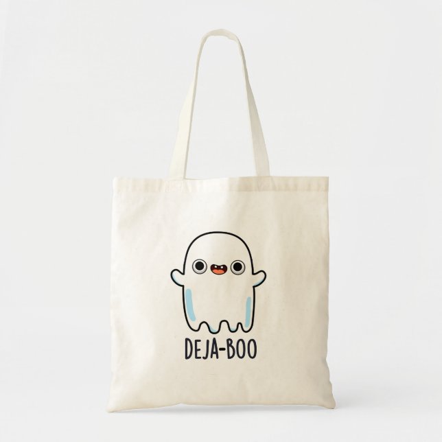 Deja Boo Funny Ghost Pun Tygkasse (Framsidan)