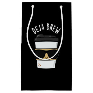 Deja Brew Funny Coffee Pun Mörk BG