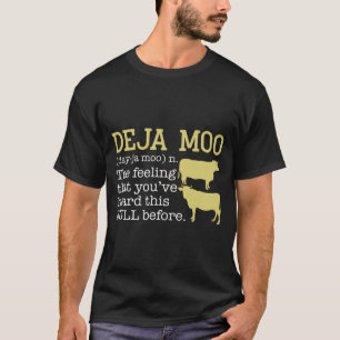 Deja Moo-Cow Älskare T Shirt