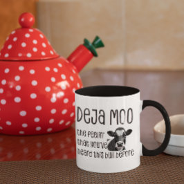 Deja Moo - du hörde den där bullret före Kaffemugg