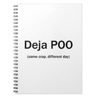 Deja Poo Anteckningsbok