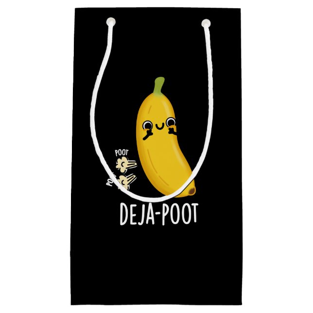 Deja-poot Funny Banana Dubbla Fart Pun Mörk BG (Framsidan)