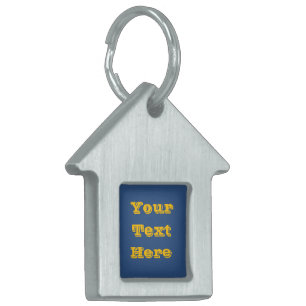 Deja Vu Blue Vår Season Solid Färg ID-bricka Husdjur