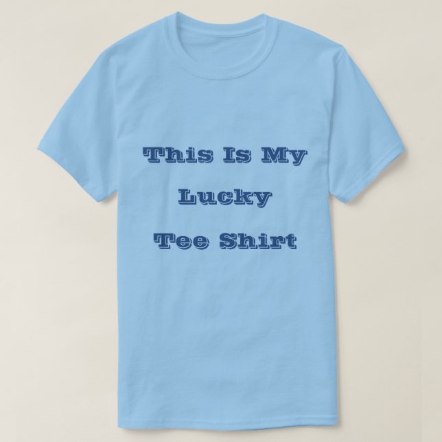 Deja Vu Blue Vår Season Solid Färg T Shirt (Design framsida)