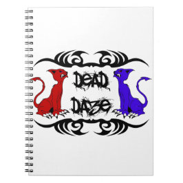 Deja Vu Cat Anteckningsbok Med Spiral