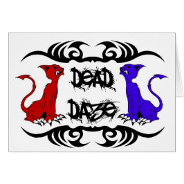 Deja Vu Cat Hälsningskort