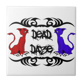 Deja Vu Cat Kakelplatta