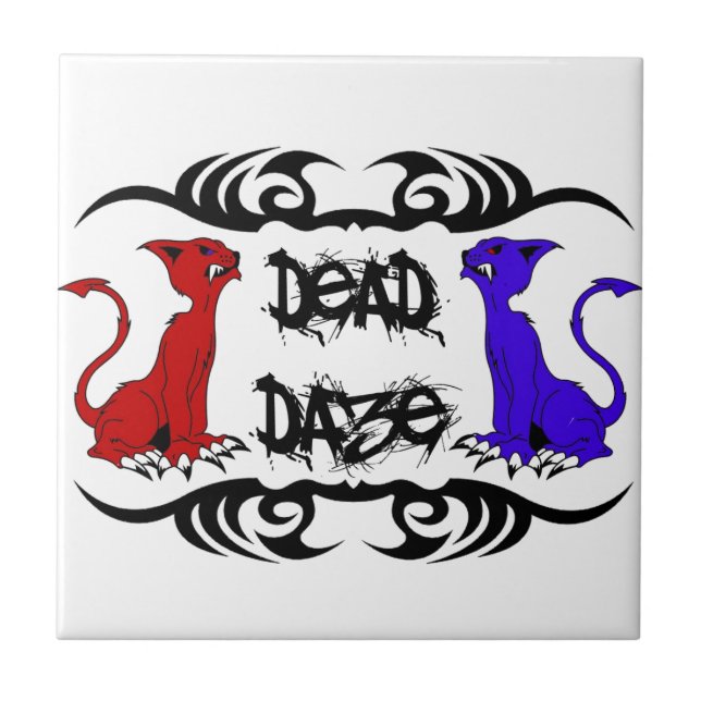 Deja Vu Cat Kakelplatta (Framsidan)