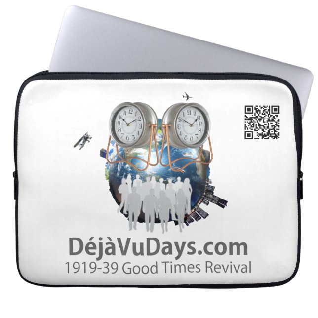 Déjà Vu Days - Laptop sleeve 13" (Framsidan)
