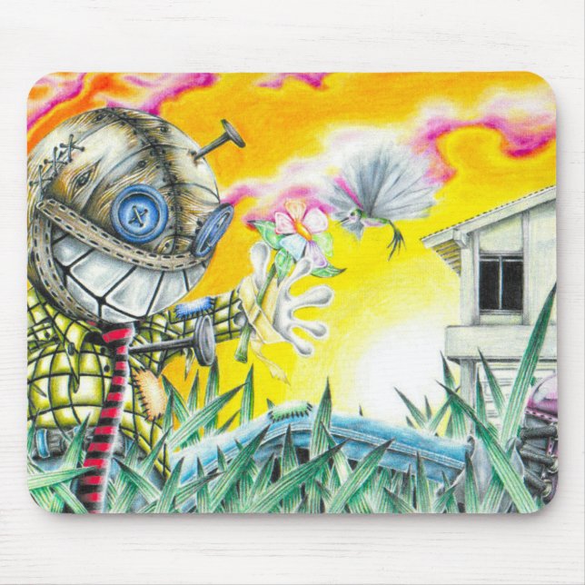 Deja Vudoo - Cute Colorful Pin Cushion Doll Art Musmatta (Framsidan)