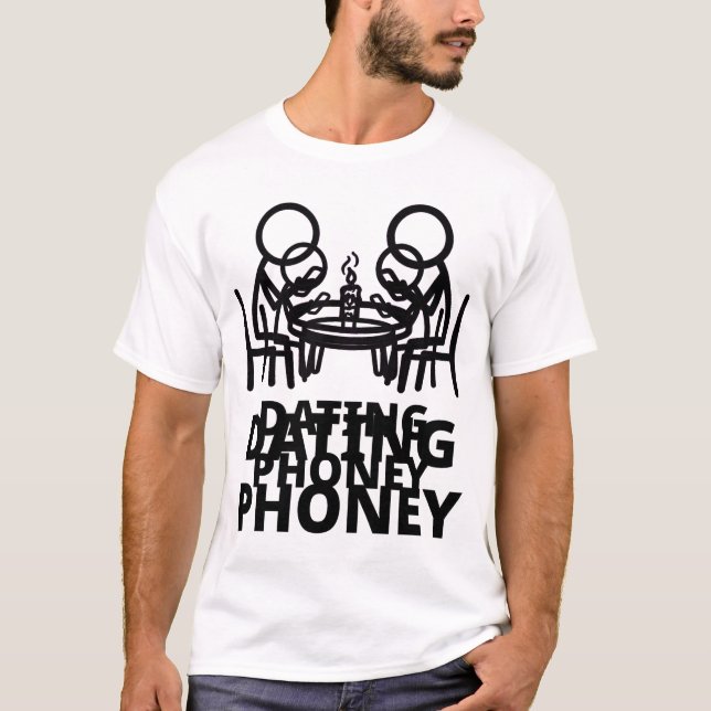 Dejting falsk T-shirt (Framsida)