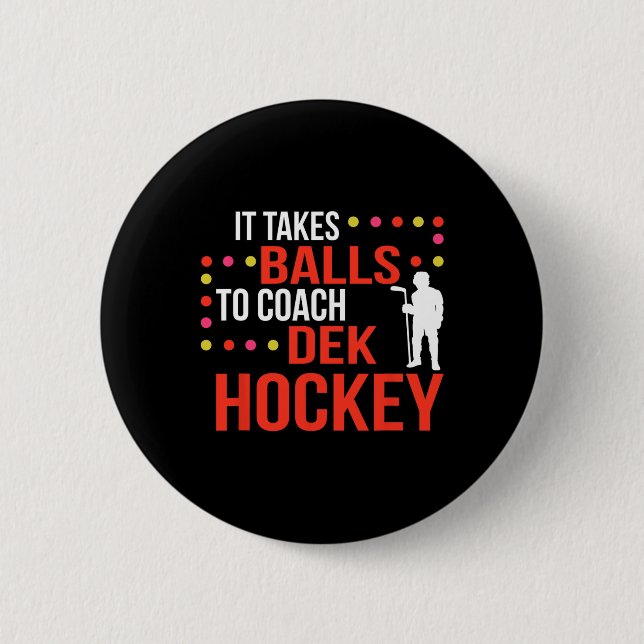 Dek Hockey Coach Knapp (Framsida)