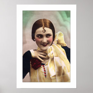 deka dam roligt, flirt, färglös poster