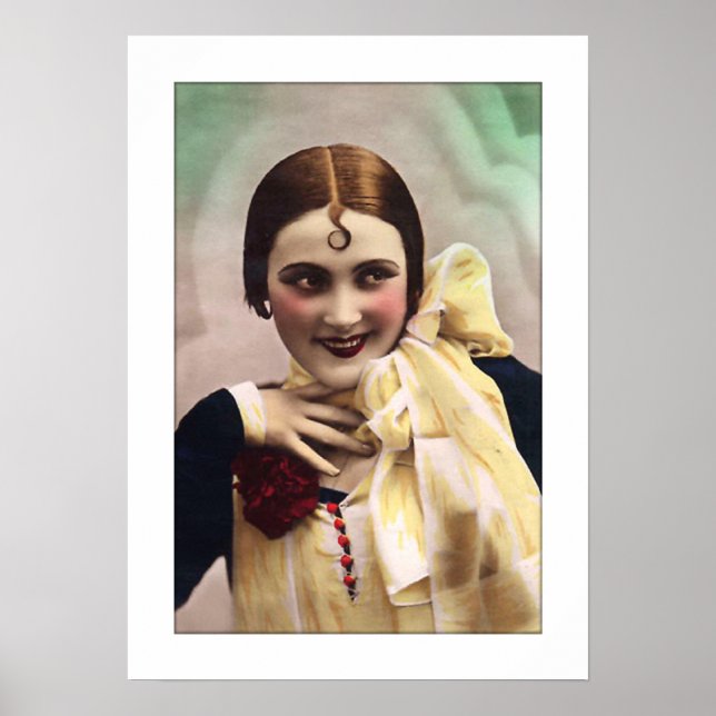 deka dam roligt, flirt, färglös poster (Framsidan)