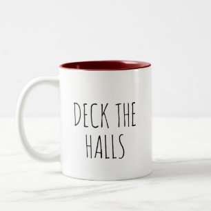 Deka Halls enkla tvåtonskafett Mugg