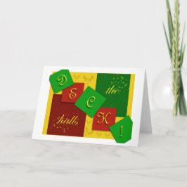 Deka hälsningskortet för hönshallarna helgkort