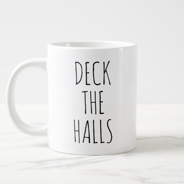"Deka salarna" Enkel modern bondgård Jumbo Mugg (Vänster)