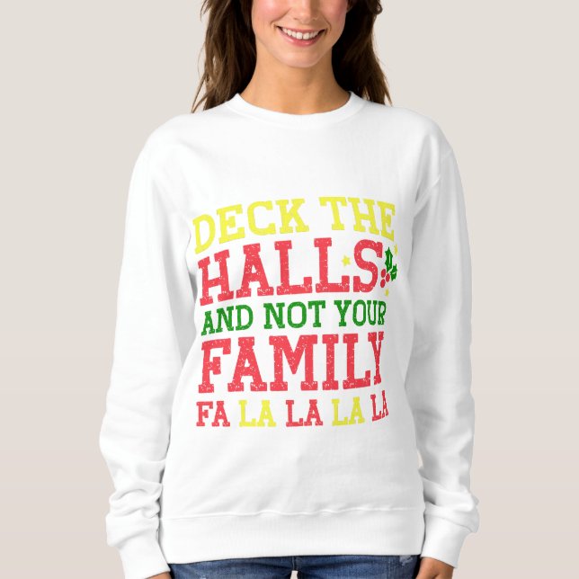 Deka salarna och inte din familj t shirt (Framsida)