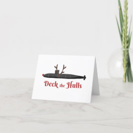 Deka skroven - Subsea Reindeer Card Tack Kort