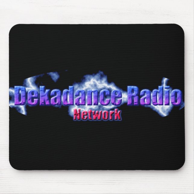 Dekadance-Radiosände knyter kontakt - Mousepad Musmatta (Framsidan)