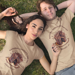 Dekadatdagen för den nationella chokladkakan t shirt