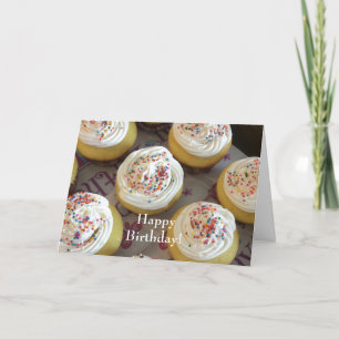 Dekadda Muffinsar för din födelsedag Kort