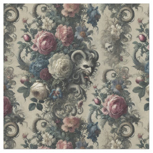 Dekadensens Petals - Gothic Classic Tile Tyg