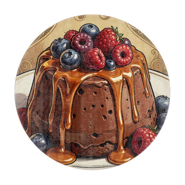 Dekadent chokladkaramellbärkaka (Framsidan)