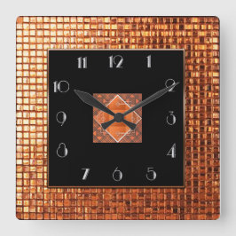 Dekadent Gatsby Stil Fyrkantig Klocka