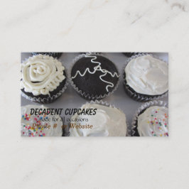 Dekadenta Cupcakes Visitkort