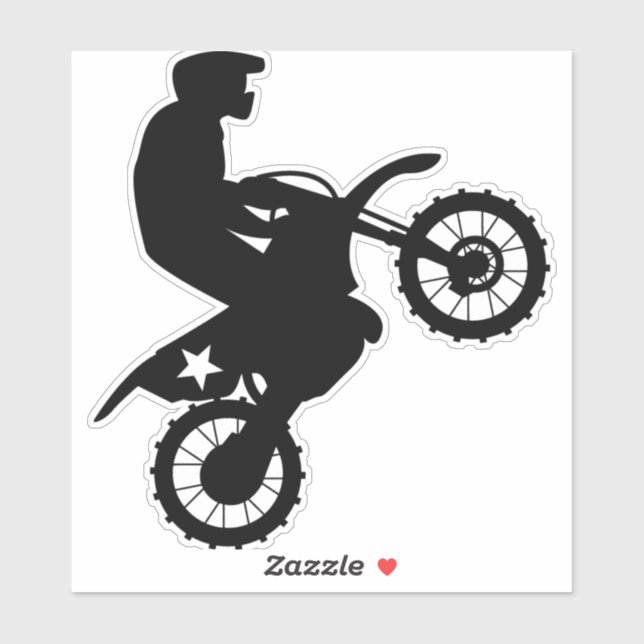 DEKAL AV DIRTBIKER MOTORCYKELSTICKER (Ark)