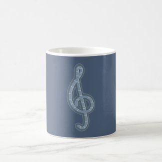 dekal för tredubbel klyva kaffemugg